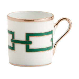 Ginori Catene Emerald Coffee Cup - 2.75oz.